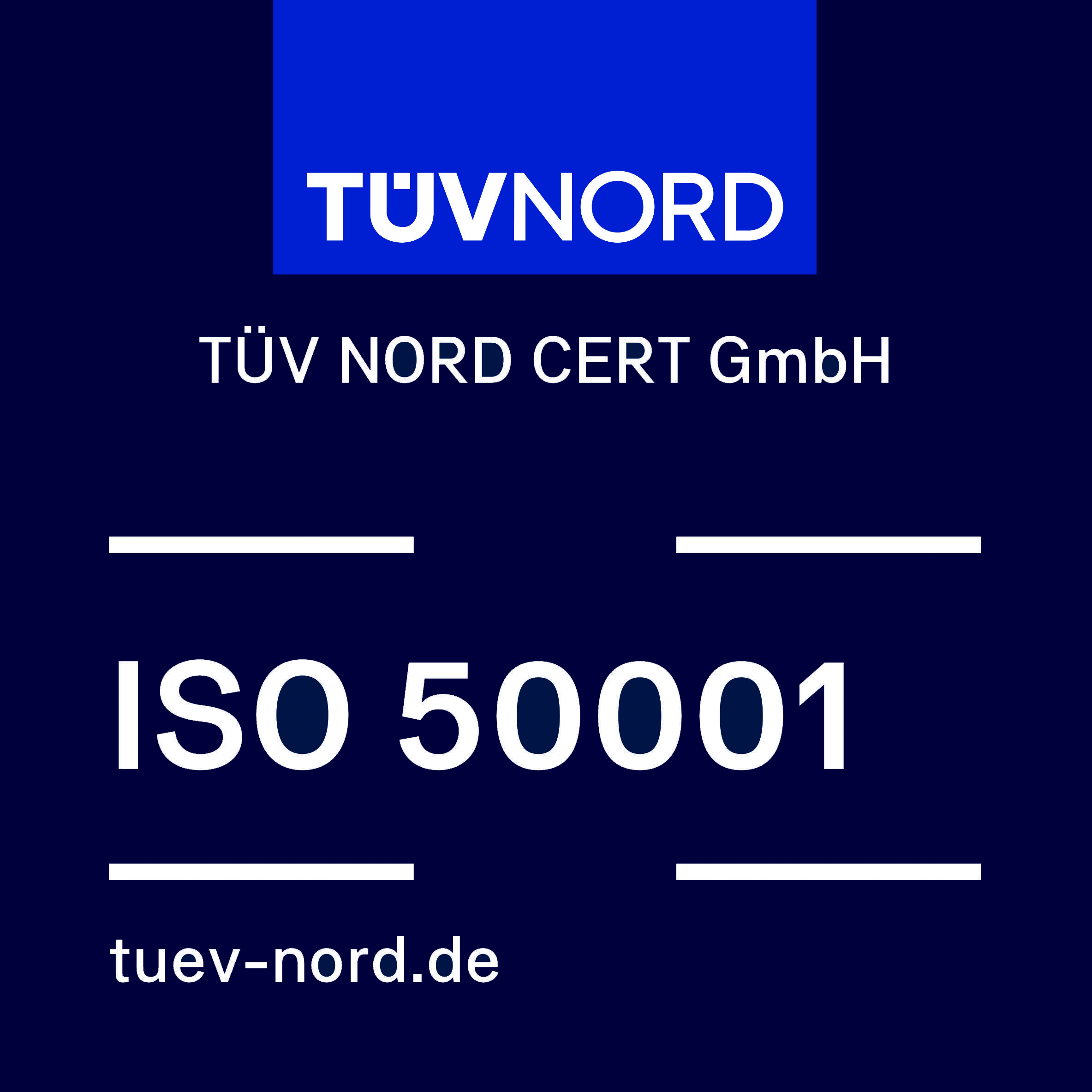 Certyfikat TUV NORD ISO 50001 (ROLV GROUP)
